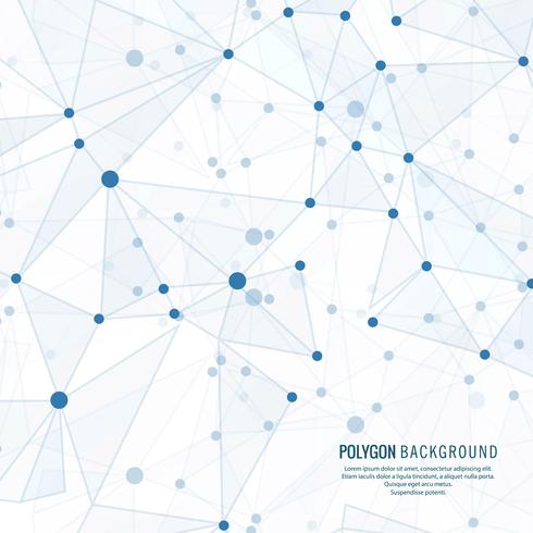 Modern polygon background vector