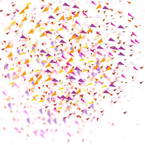 modern colorful confetti background vector