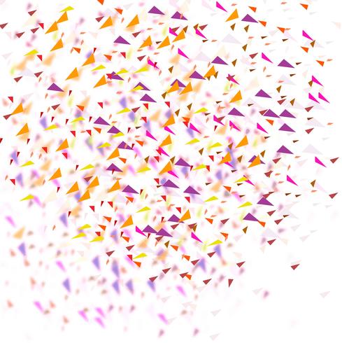 modern colorful confetti background vector