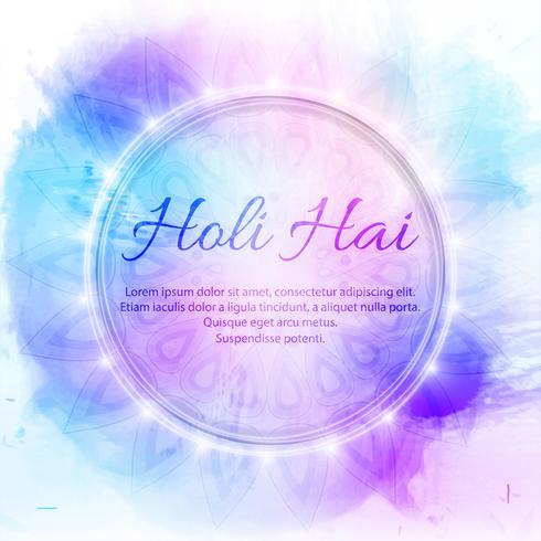 Happy Holi colorful background with festival background vector