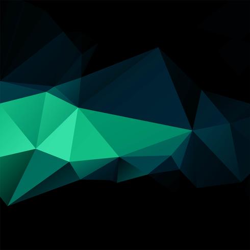 Abstract dark colorful polygon design vector