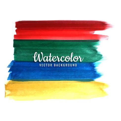 modern colorful watercolor strokes background vector