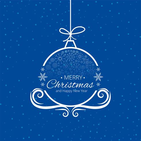 Modern christmas background vector