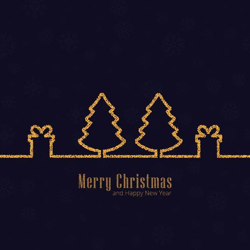 Modern christmas background vector