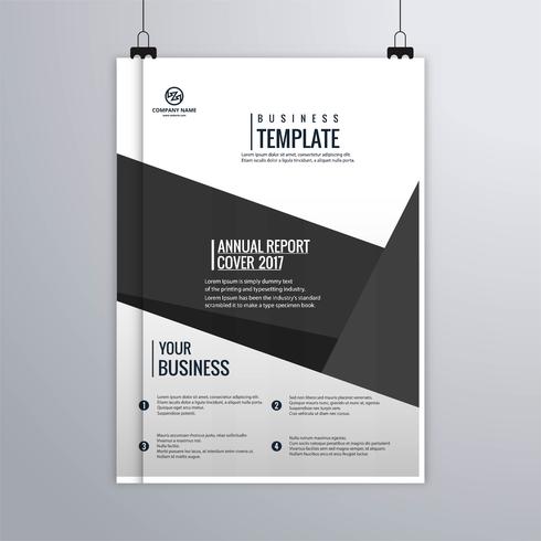 modern business brochure template vector