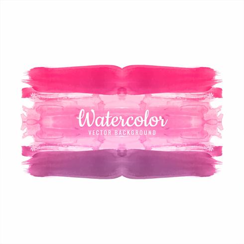 Hermoso colorido fondo acuarela vector