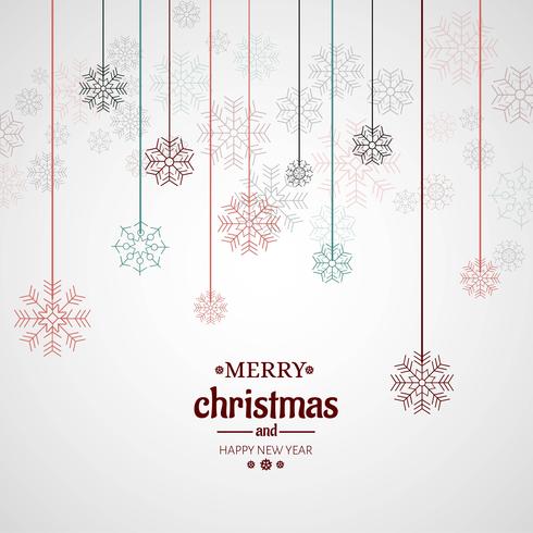 Modern christmas background vector