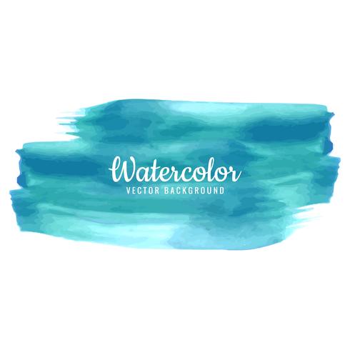 Abstract stroke watercolor design vector