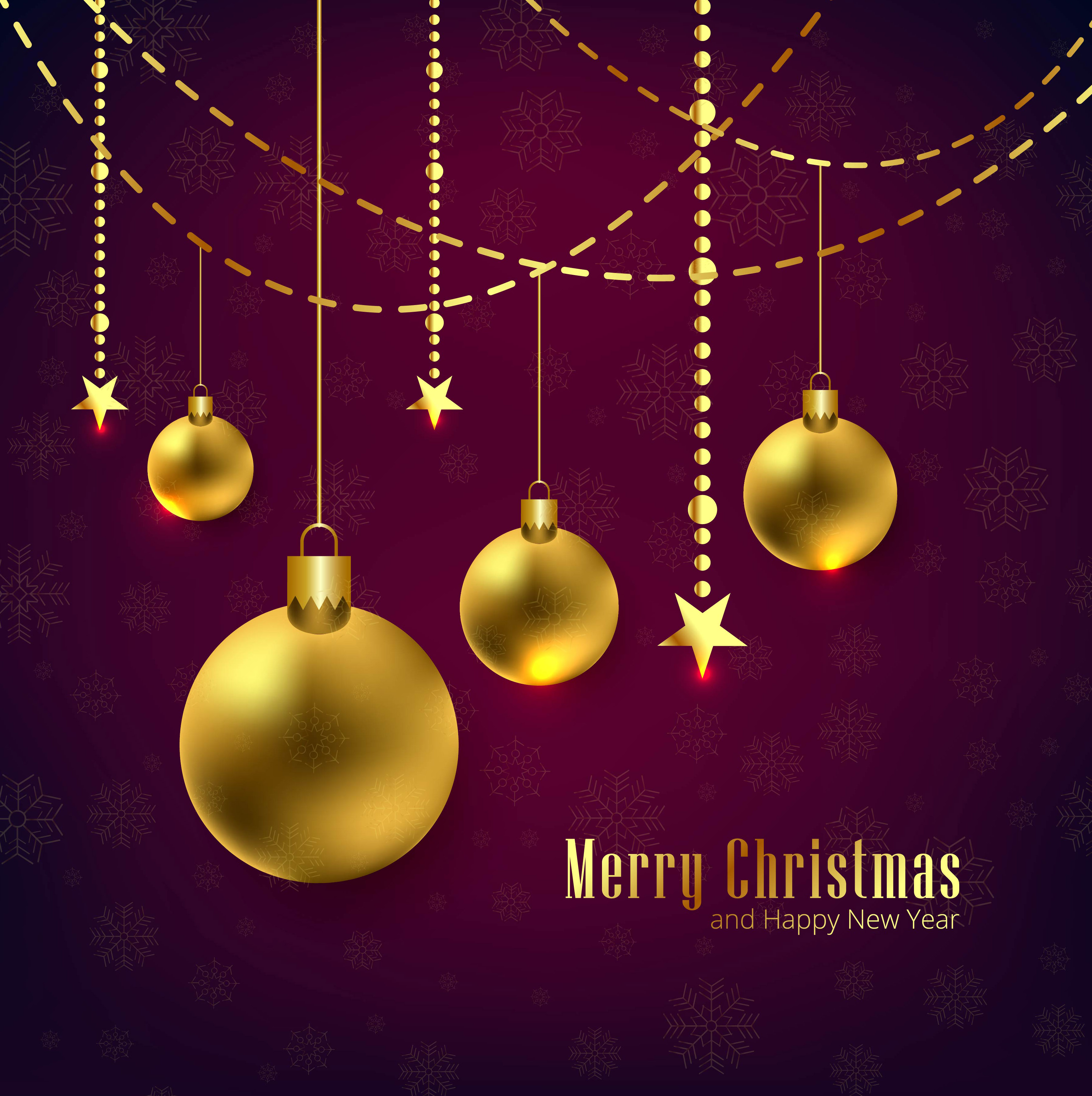 Fond de joyeux Noël moderne - Téléchargez de l'art, des graphiques et des images vectoriels gratuits