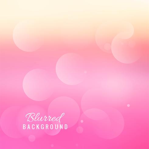 Beautiful abstract pink blurry background vector