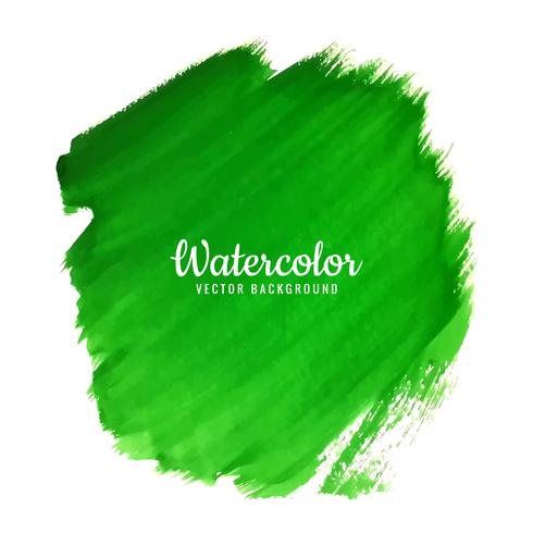 fondo de acuarela verde moderno vector