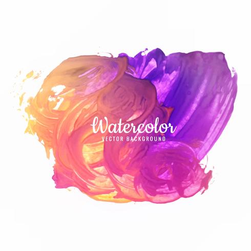 Modern brush stroke for design and colorful watercolor brushes vector