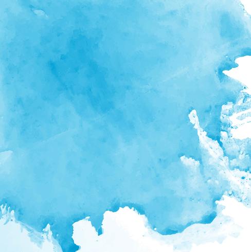 Modern blue watercolor background vector