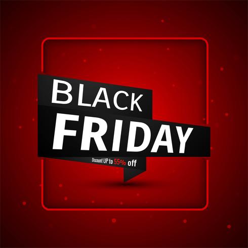 modern black friday sale background vector