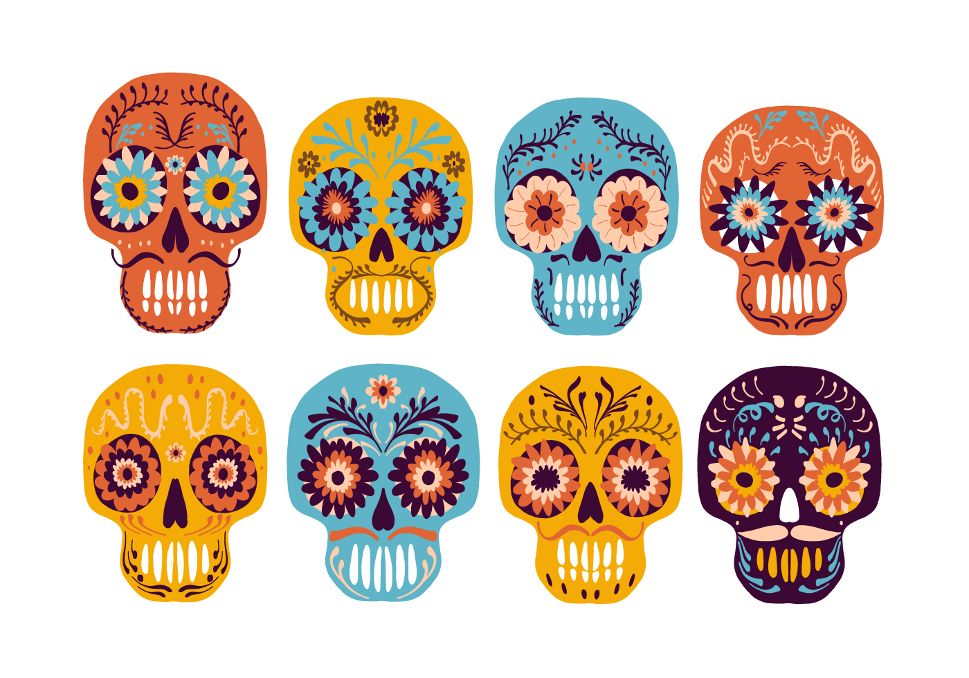 Download Day Of The Dead Free Vector Art - (16,491 Free Downloads)
