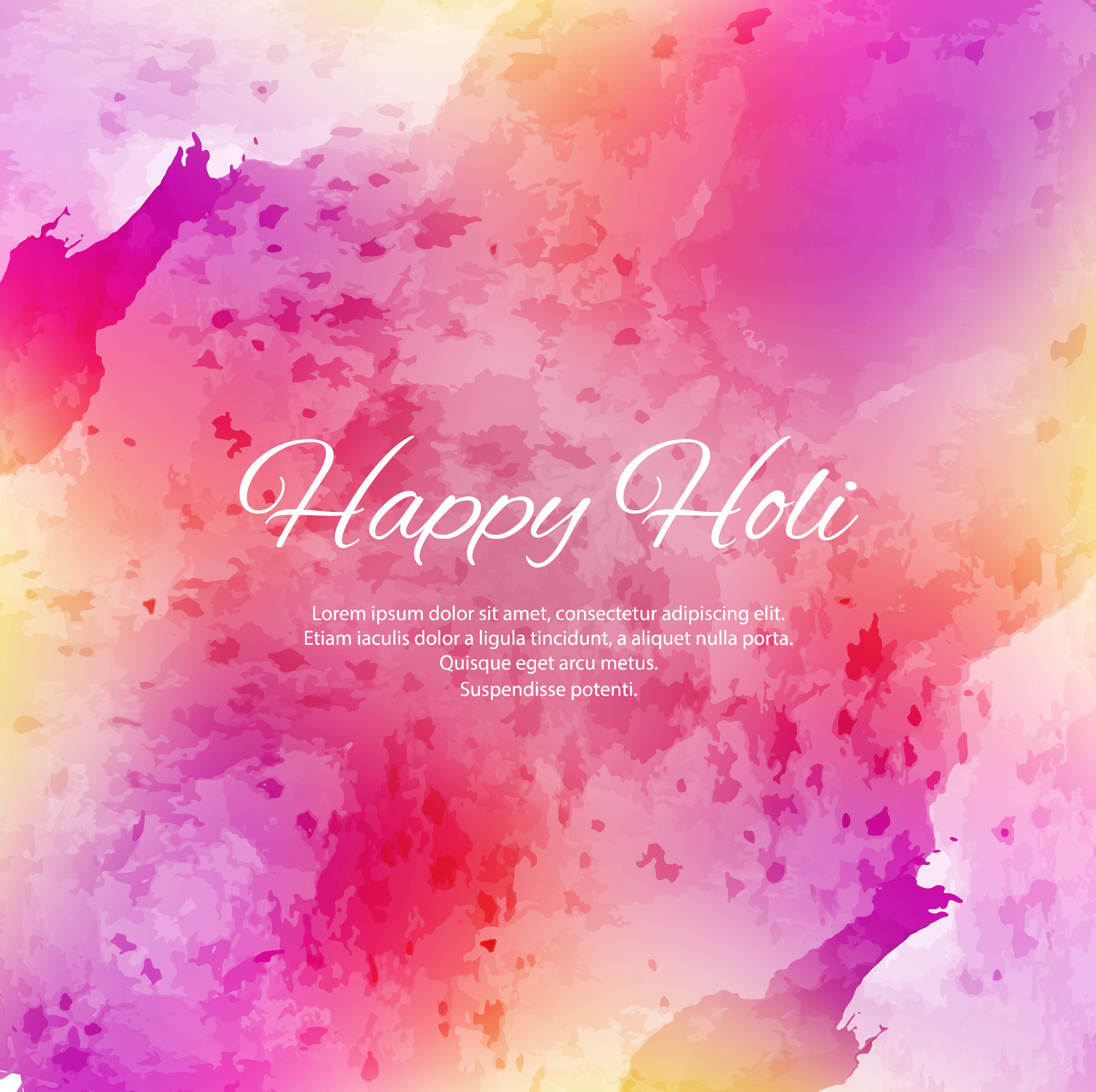 Illustration Of Abstract Colorful Happy Holi Background 244881 Vector