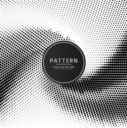Abstract creative halftone patern design vector