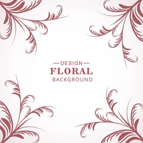 Fondo floral moderno vector