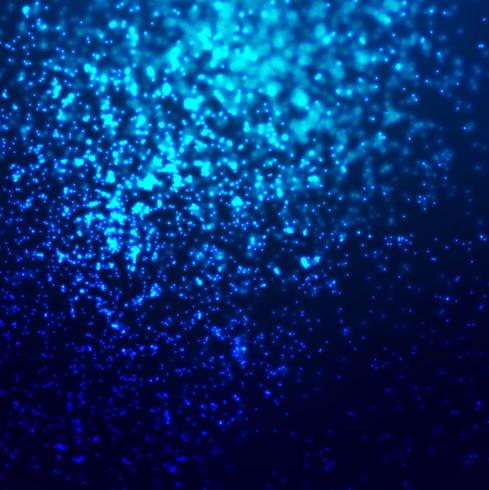 Modern blue glitters background vector