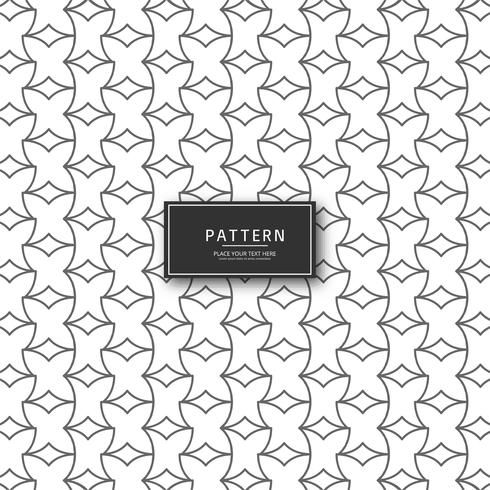 Diseño del patrón elegante abstracto vector