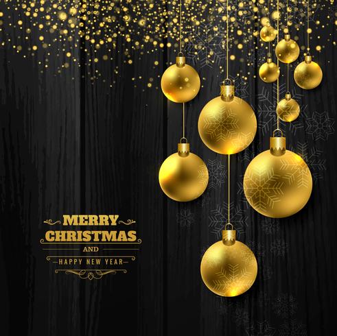 Modern Merry Christmas background vector