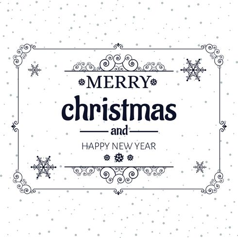 Modern christmas background vector