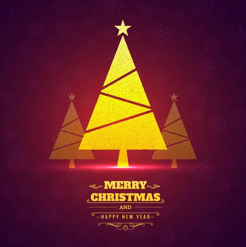 Modern Merry Christmas background vector