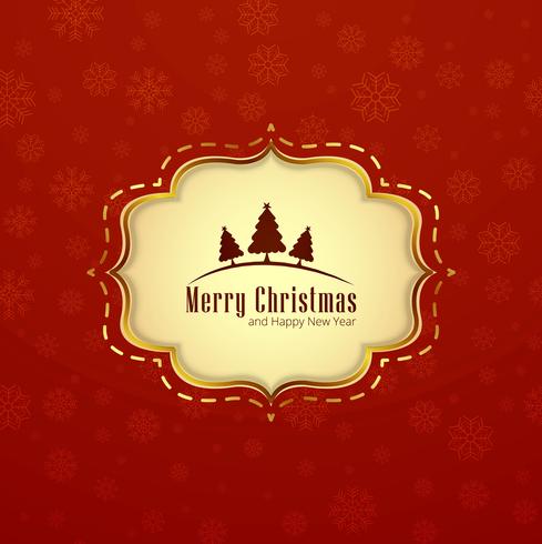 Modern christmas background vector