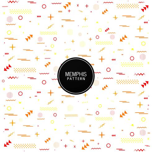 modern memphis background vector