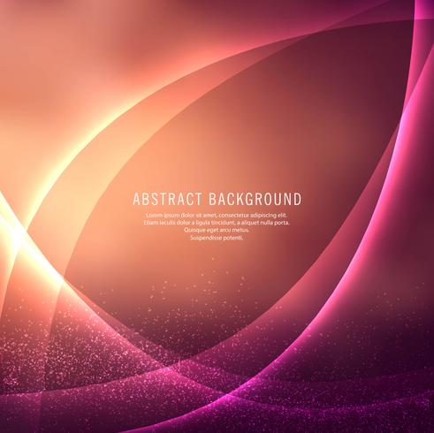 Glowing geometric shapes colorful shiny wave design vector