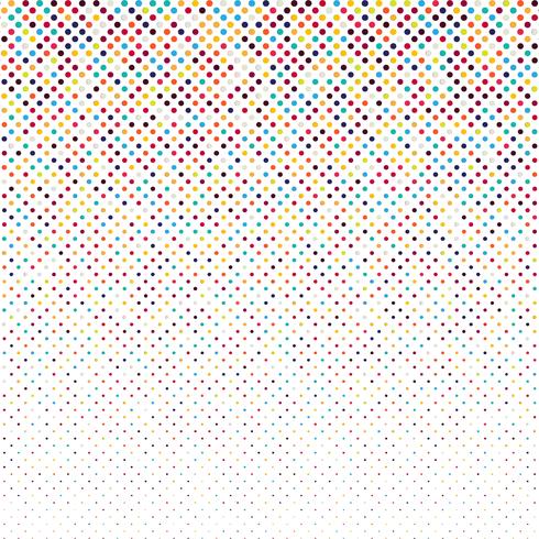 Abstract colorful halftone background vector