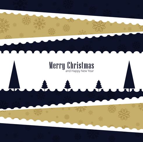 Modern Merry Christmas background vector
