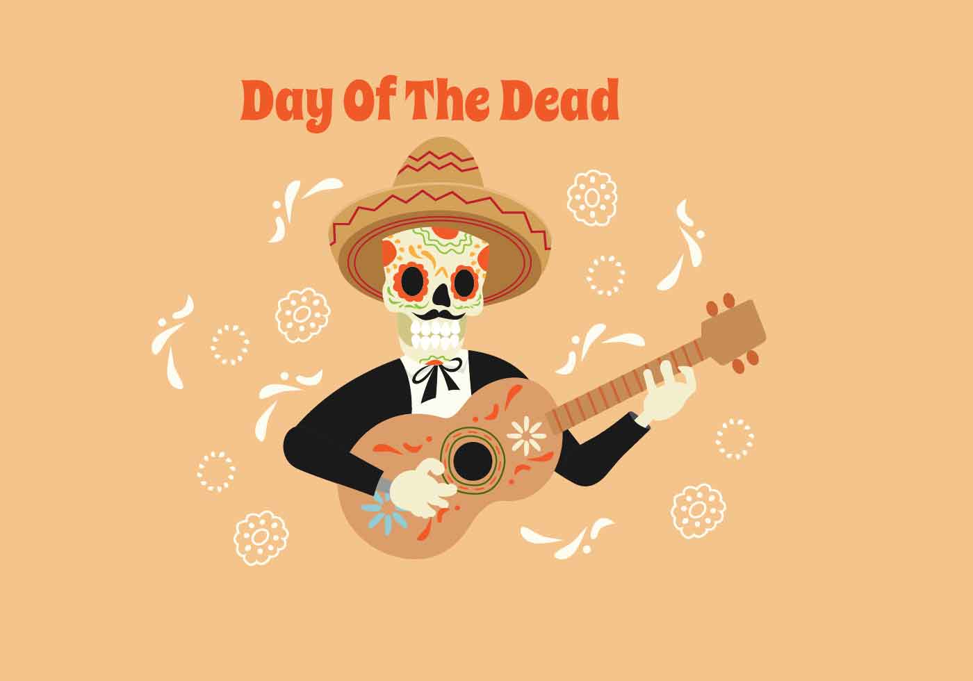 Day Of The Dead Vector Illustration - Download Free ...