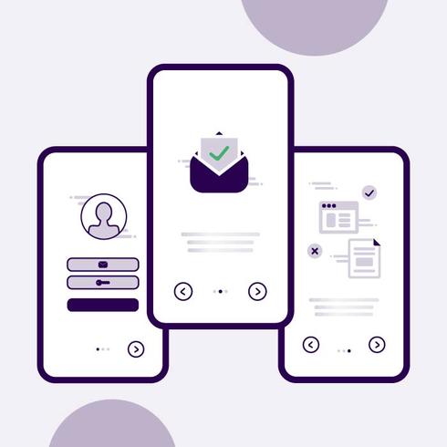Tutorial de inicio de sesión de interfaz UI vector
