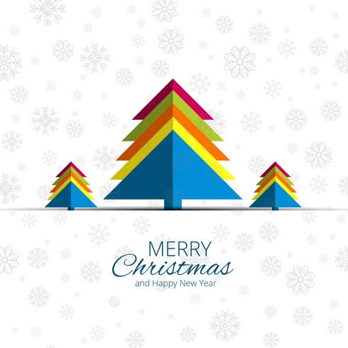 Modern christmas background vector