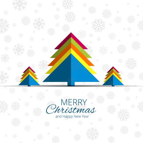 Modern christmas background vector