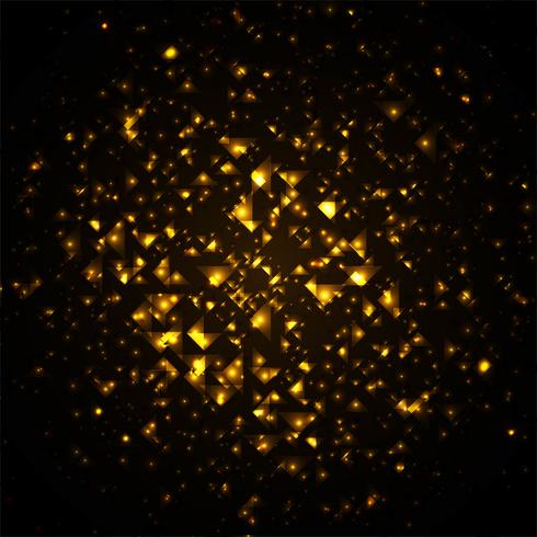 Abstract shiny glitters background with glowing magical design vector