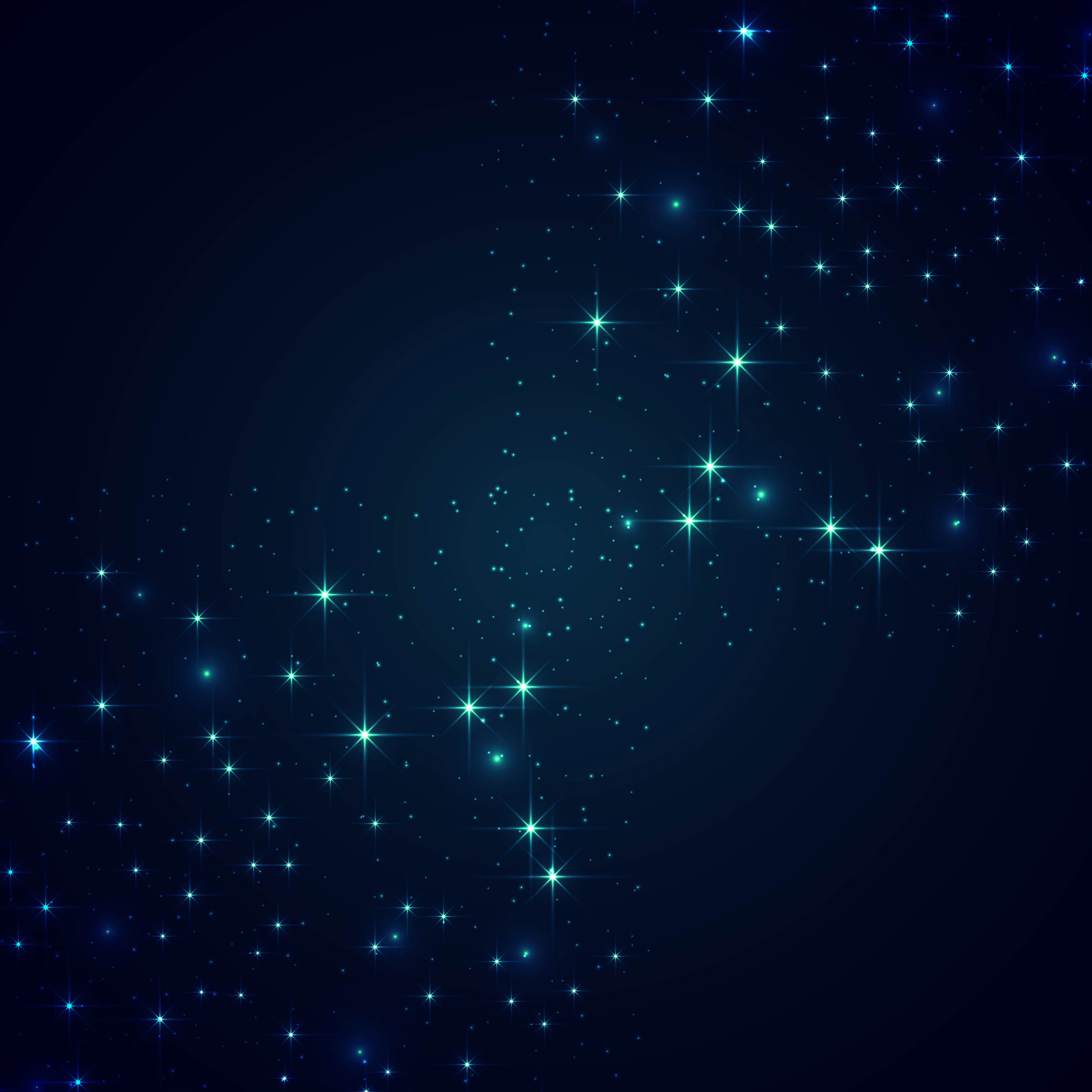 Abstract glittering stars on blue background 245318 Vector Art at Vecteezy
