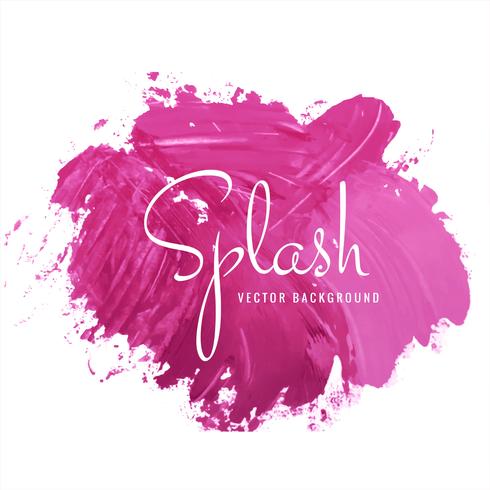 Abstract colorful soft watercolor splash background vector