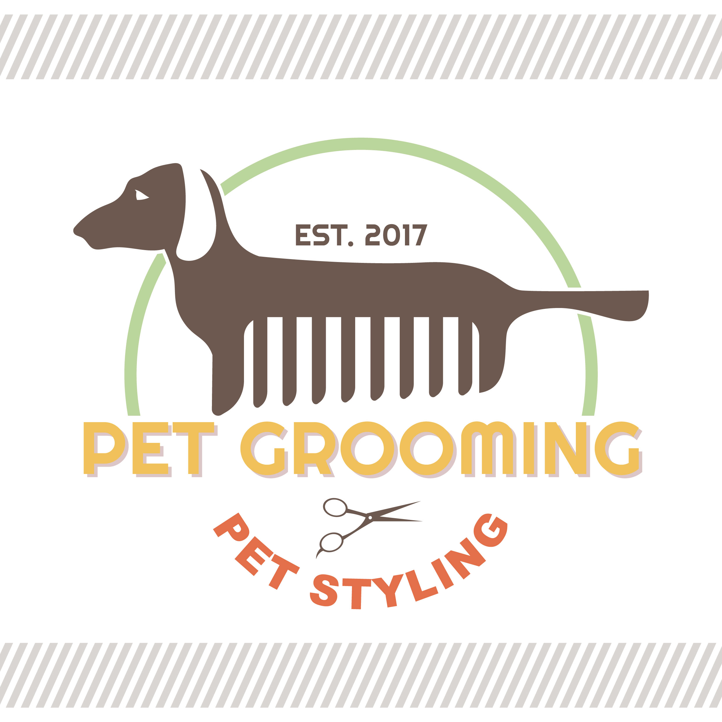 Dog Grooming Logo Vector Art, Icons, and Graphics for Free Download