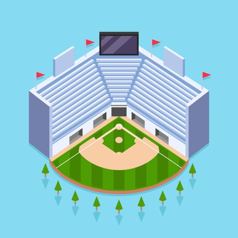 Baseball Park vector