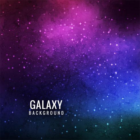 Fondo hermoso abstracto de la galaxia vector