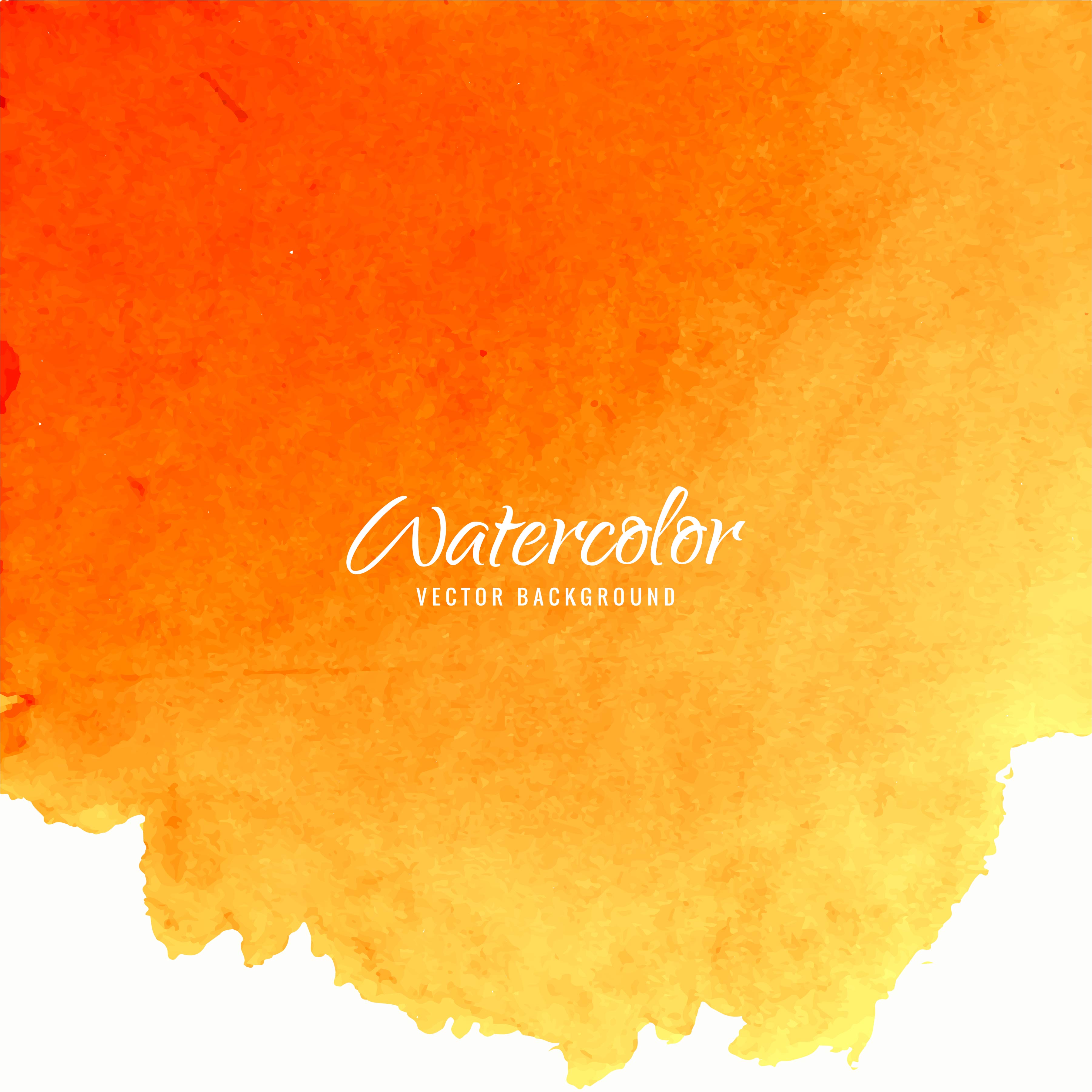 Orange Watercolor Background Vector Art Icons and Graphics for Free  Download