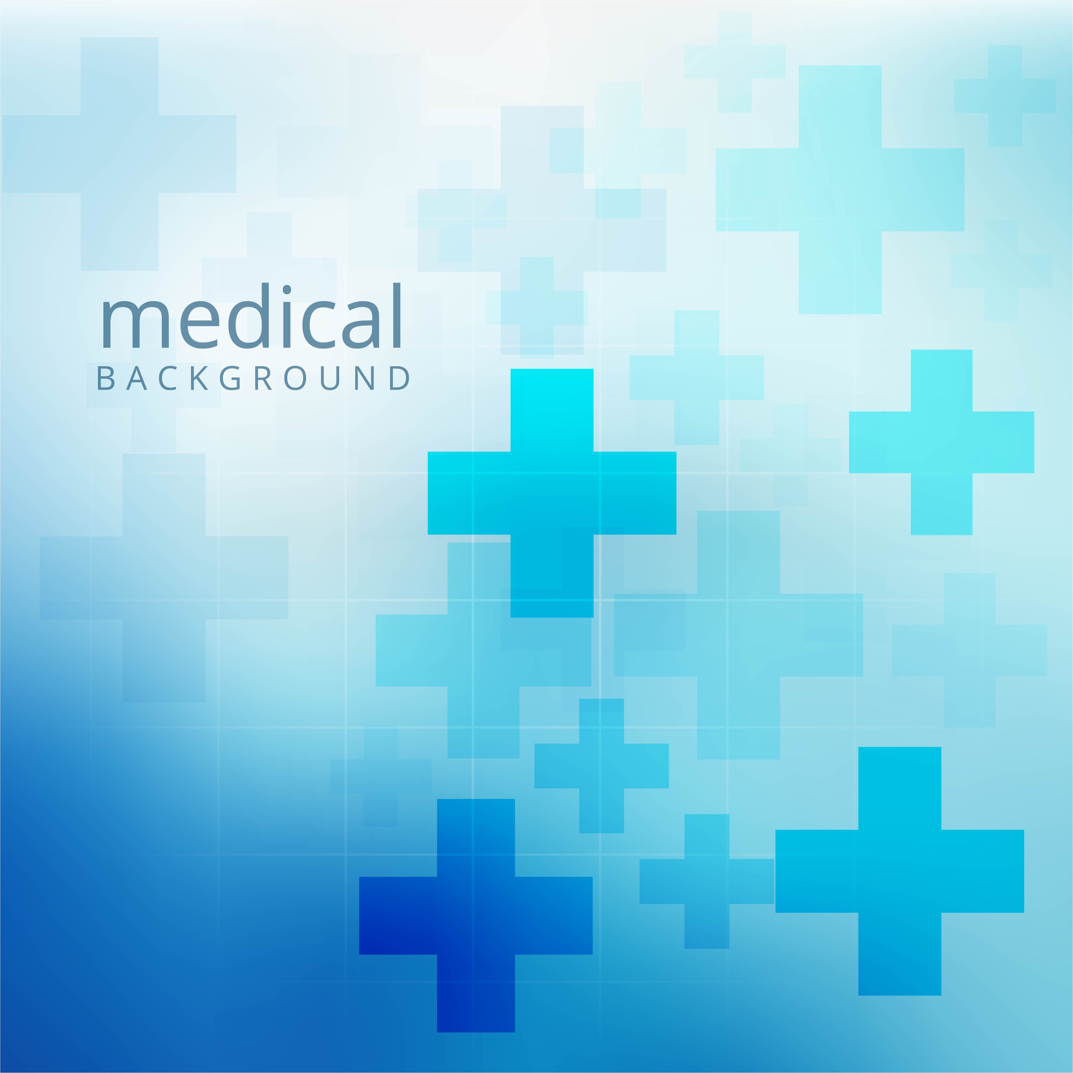 Beautiful blue medical background  concept poster vector 