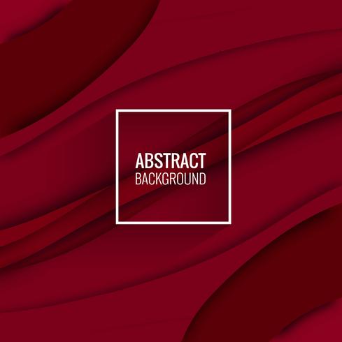 Abstract elegant papercut background illustration vector
