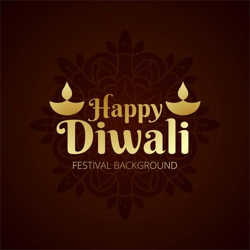 Abstract shiny beautiful diwali background vector