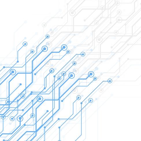 Abstract technology circuit board, Vector background