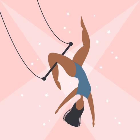 Trapeze Artist Vector