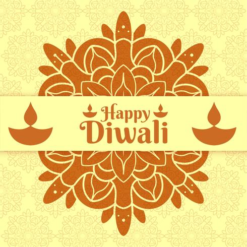 Abstract shiny beautiful diwali background vector