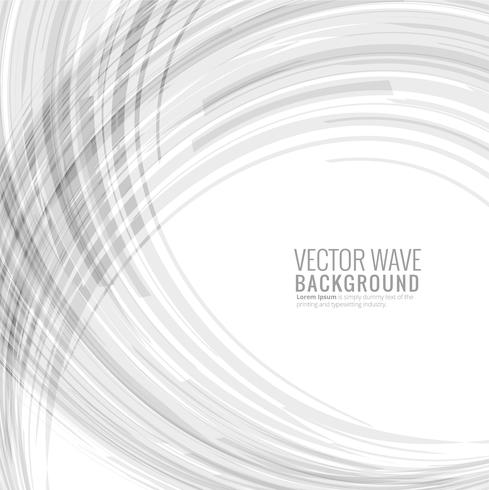 Abstract creative wave design vector